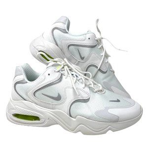 NIKE Women's Size 8.5 CK2943 105 AIR MAX 2X Summit White SPORTS Shoes Sneakers